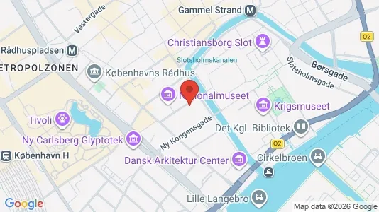 Erhvervslokaler til leje i København K - kort over placeringen