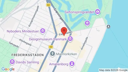 Erhvervslokaler til leje i København K - kort over placeringen