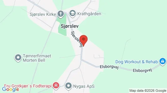 Erhvervslokaler til leje i Kjellerup - kort over placeringen