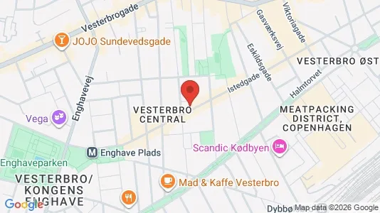Erhvervslokaler til leje i Vesterbro - Foto fra Google Street View
