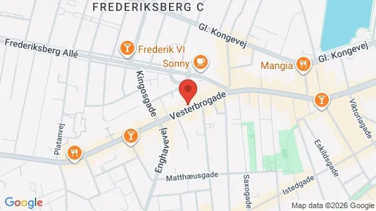 Erhvervslokaler til leje i Vesterbro - Foto fra Google Street View