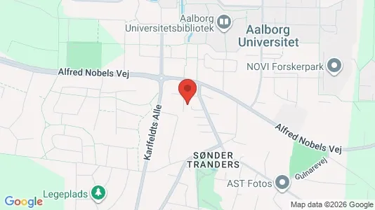 Erhvervslokaler til leje i Gistrup - kort over placeringen