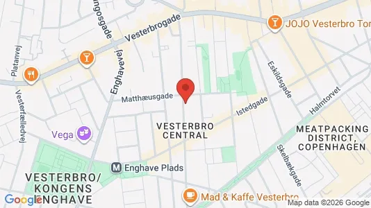 Erhvervslokaler til leje i Vesterbro - Foto fra Google Street View