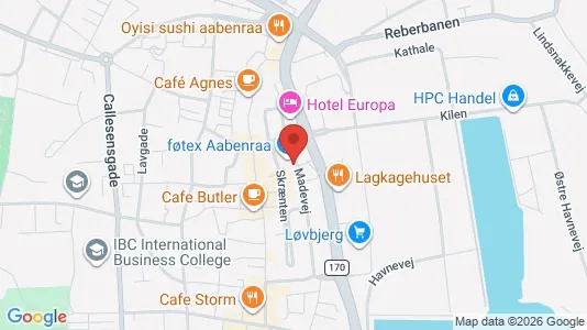 Erhvervslokaler til leje i Aabenraa - Foto fra Google Street View
