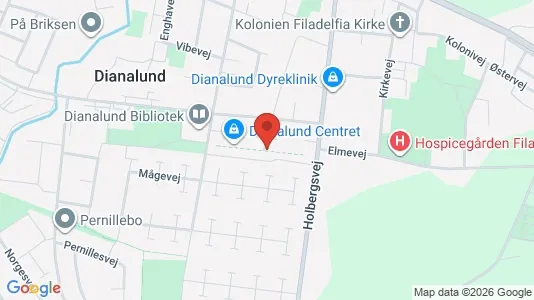 Erhvervslokaler til leje i Dianalund - Foto fra Google Street View
