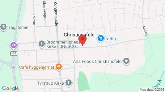 Erhvervslokaler til leje i Christiansfeld - Foto fra Google Street View