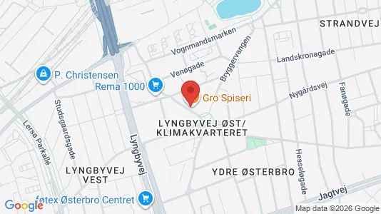 Erhvervslokaler til leje i Østerbro - Foto fra Google Street View