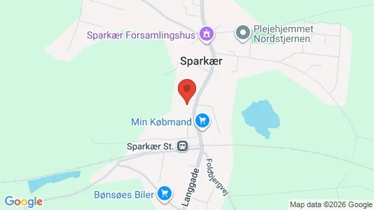 Erhvervslokaler til leje i Viborg - kort over placeringen