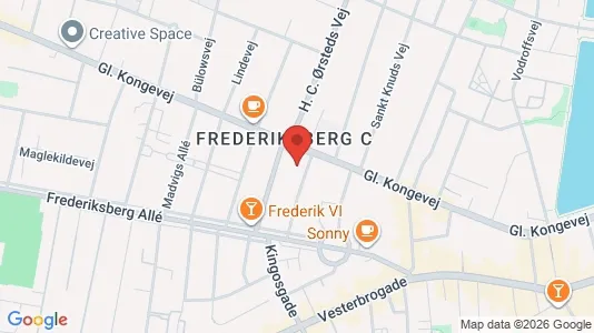 Erhvervslokaler til leje i Frederiksberg C - Foto fra Google Street View