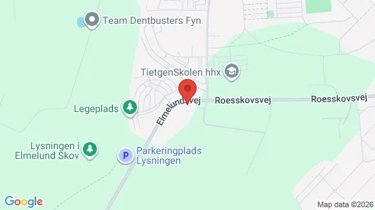 Erhvervslokaler til leje i Odense V - kort over placeringen