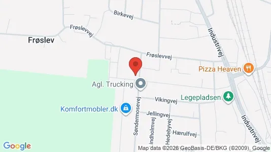 Erhvervslokaler til leje i Padborg - Foto fra Google Street View