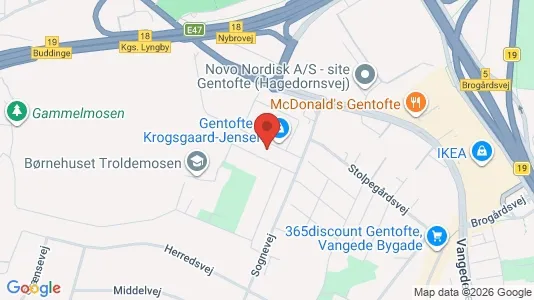 Erhvervslokaler til leje i Gentofte - Foto fra Google Street View
