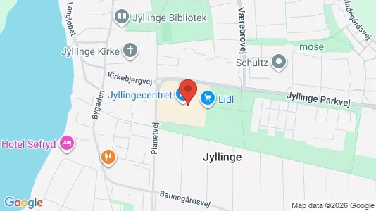 Erhvervslokaler til leje i Jyllinge - Foto fra Google Street View