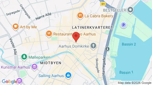 Erhvervslokaler til leje i Århus C - Foto fra Google Street View