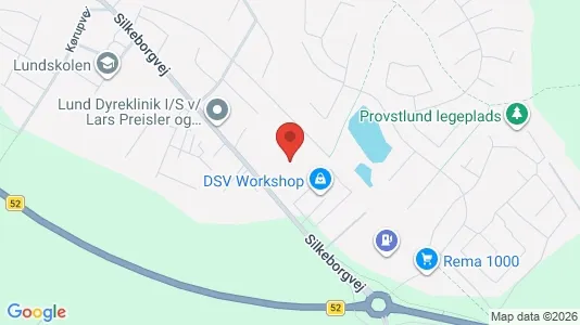 Erhvervslokaler til leje i Horsens - kort over placeringen