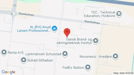 Erhvervslokaler til leje i Hvidovre - Foto fra Google Street View