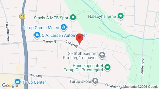 Erhvervslokaler til leje i Odense NV - kort over placeringen