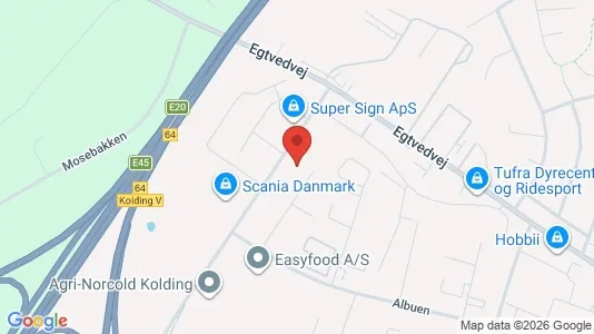 Erhvervslokaler til leje i Kolding - Foto fra Google Street View