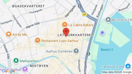 Erhvervslokaler til leje i Århus C - Foto fra Google Street View