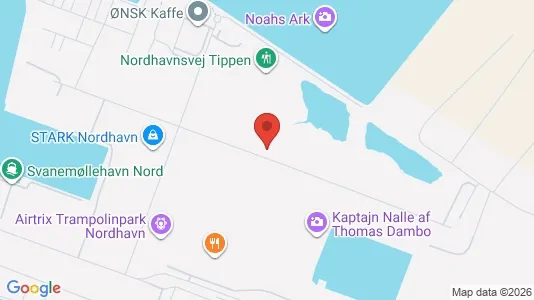 Erhvervslokaler til leje i Nordhavn - Foto fra Google Street View