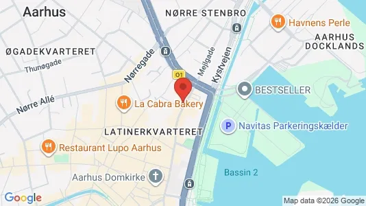 Erhvervslokaler til leje i Århus C - Foto fra Google Street View