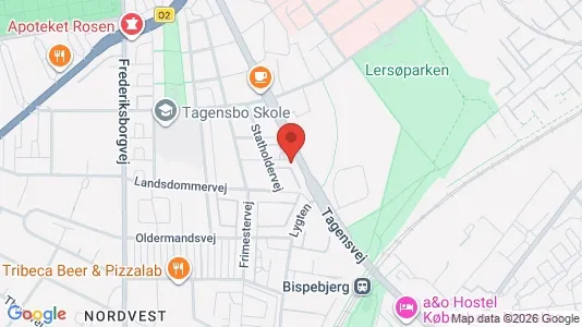 Erhvervslokaler til leje i København NV - Foto fra Google Street View