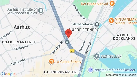 Erhvervslokaler til leje i Århus C - Foto fra Google Street View