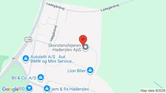 Erhvervslokaler til leje i Haderslev - Foto fra Google Street View