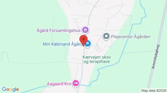 Erhvervslokaler til leje i Egtved - kort over placeringen
