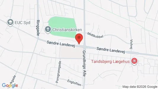 Erhvervslokaler til leje i Sønderborg - kort over placeringen