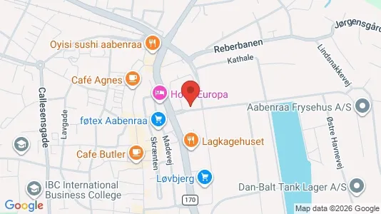 Erhvervslokaler til leje i Aabenraa - Foto fra Google Street View