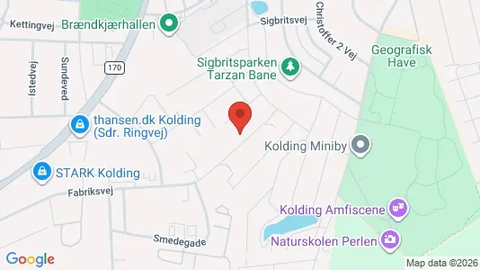 Erhvervslokaler til leje i Kolding - Foto fra Google Street View