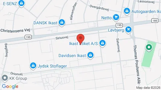 Erhvervslokaler til leje i Ikast - Foto fra Google Street View