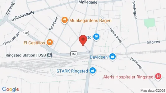 Erhvervslokaler til leje i Ringsted - Foto fra Google Street View