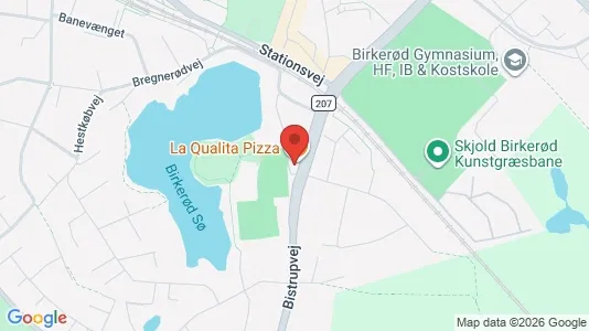 Erhvervslokaler til leje i Birkerød - kort over placeringen
