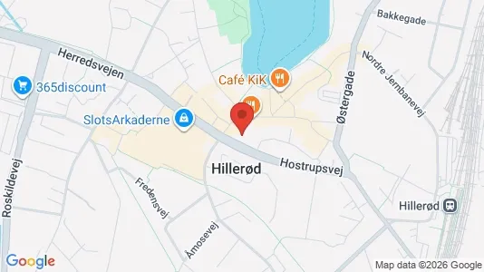 Erhvervslokaler til leje i Hillerød - Foto fra Google Street View