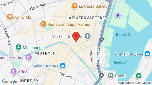 Erhvervslokaler til leje i Århus C - Foto fra Google Street View