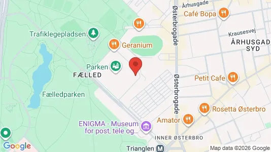 Erhvervslokaler til leje i Østerbro - Foto fra Google Street View