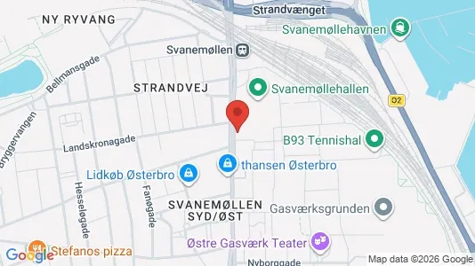 Erhvervslokaler til leje i Østerbro - Foto fra Google Street View