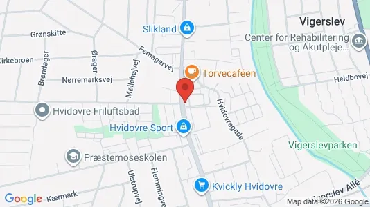 Erhvervslokaler til leje i Hvidovre - Foto fra Google Street View