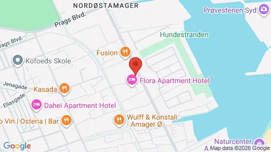 Erhvervslokaler til leje i København S - kort over placeringen