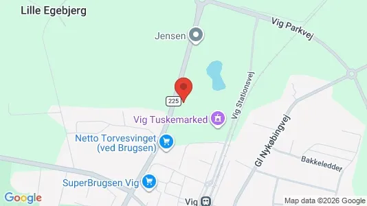 Erhvervslokaler til leje i Vig - Foto fra Google Street View
