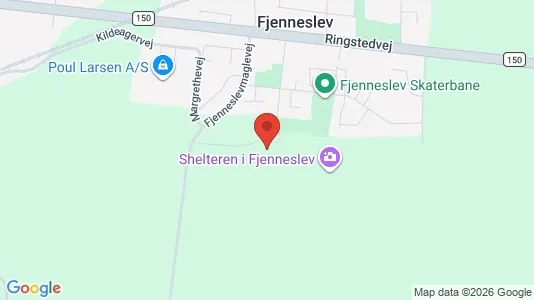 Erhvervslokaler til leje i Fjenneslev - kort over placeringen