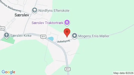 Erhvervslokaler til leje i Søndersø - Foto fra Google Street View