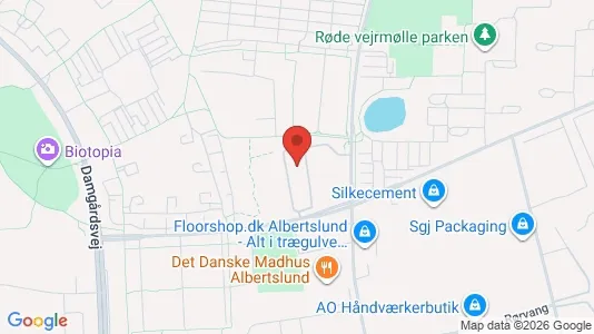 Erhvervslokaler til leje i Albertslund - kort over placeringen