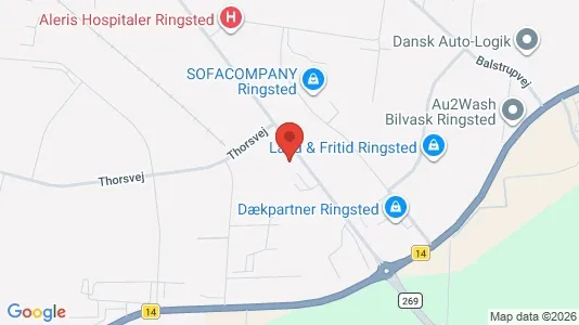 Erhvervslokaler til leje i Ringsted - Foto fra Google Street View