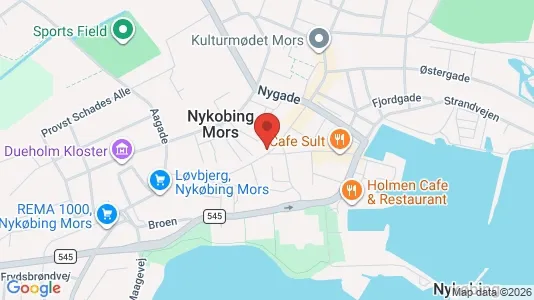 Erhvervslokaler til leje i Nykøbing Mors - Foto fra Google Street View