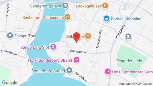 Erhvervslokaler til leje i Sønderborg - kort over placeringen