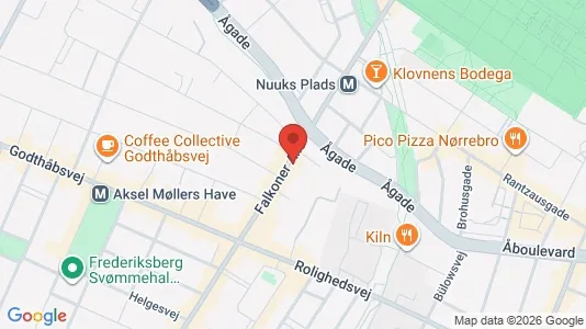 Erhvervslokaler til leje i Frederiksberg - Foto fra Google Street View
