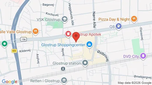 Erhvervslokaler til leje i Glostrup - Foto fra Google Street View